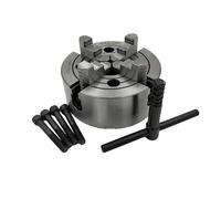 6" 4 Jaw Lathe Chuck 160mm Independent & Reversible Jaw Self-Centering K72-160 for Drilling Woodworking