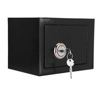 6.4 L Steel Safe Box, Wall Safe Document and Money Cabinet With Keys - Ideal for Home, Office, Hotel - 9.05 x 6.69 x 6.81 Inch