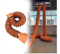 6.5-33FT Long Duct Hosing PVC Flexible Ducting Hose for 8 10 12 14 16 18 20 22 24 26 28 30 32 36 Inch Commercial Blower Ventilation Fan Exhaust Fan(750mm/30inch,L 10m(33ft))