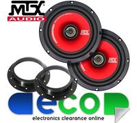 MTX TR65C 6.5" 2-Way Coaxial Car Audio Speakers 60w Rms 240w Max inc grilles