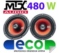 MTX TR65C 6.5" 2-Way Coaxial Car Audio Speakers 60w Rms 240w Max inc grilles