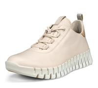 (6.5-7 (40EU) UK, Limestone) ECCO Womens Gruuv Leather Leisure Elastic Laces Trainers Sneakers Shoes