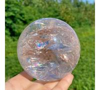 6.5-7cm Clear Quartz Sphere - Crystal Ball for Home & Office Decor, Feng Shui, (1pc)