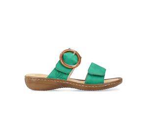 (6.5 (Adults')) 60894-52 | Green | Womens Adjustable Mule Sandals
