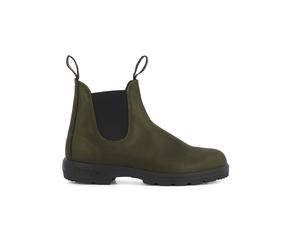 (6.5) Blundstone 2052 Green Leather Chelsea Boots
