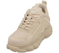 Buffalo for woman. 1630426 Sneakers CLD Chai Street low cream -Platform height: 5cm (40), Beige, 3 to 5 cm, Laces, Casual