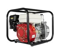 6.5 HP 2 Inch Portable Gas Powered Semi-Trash Water Transfer Pump 4-Stroke 4.8KW 210CC Gas Engine Water Pump Transfer Pump with 2 Inch Inlet/Outlet for Manual Agricultural Garden Pond Irrigation