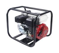 6,5 HP Water Pump with 36m³/h and 7-28m Delivery Head, Petrol Garden Pump with 2 Inch Connection, Portable 4-Stroke Engine Dirty Water Pump Metal Base Petrol Pump for Irrigation