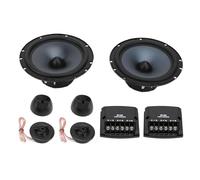 6.5 Inch Component Speaker 4 Ohm 500W Maximum Power Front Door Car Speaker Set with 2 Midrange Woofers Tweeters Superior Sound Quality Reliable Construction Wide Compatibility