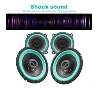 6 5 inch HiFi Coaxial Speaker for Car Moisture Proof Design with Iron Frame and Natural Rubber Membrane (6.5寸)