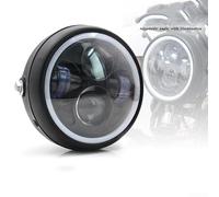 6.5 Inch LED Headlight for Electric Bike, Scooter & | Motorcycle, 12V Waterproof Front Lamp with High Brightness Bulb, Alloy Housing Lighting