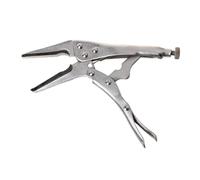 6.5 Inch Long Nose Locking Pliers Needle Nose Vise Grips Steel Grip Pliers Adjustable Locking Tool Sheet Metal Gripping Welding Clamp Pliers Precision Grip Hand