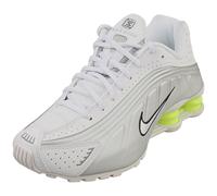 Nike Shox R4 Womens Fashion Trainers in White Silver - 6.5 UK