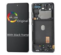 6.5" Original for Samsung Galaxy S20 FE G780F G78F/DS G780G G780G/DS LCD Screen Replacement S20FE 5G G781U G781U1 G781V G781W G781B G781B/DS Display Touch Screen Digitizer (with Black Frame)