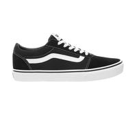 (6.5 UK, Black/White) Vans Childrens/Kids Ward Suede Low Cut Trainers