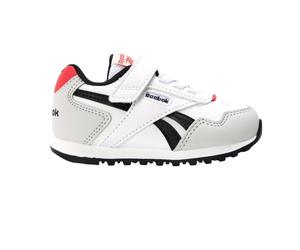 (6.5 UK Child, White) Reebok Boys Glide Elastic Strap Trainers