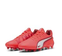 (6.5 UK, Red/White) Puma Mens King Ultimate Firm Ground Football Boots