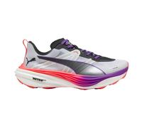 (6.5 UK, White/Glowing Red) Puma Womens/Ladies Deviate Nitro Elite Running Shoes