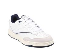 (6.5 UK, White/Navy) Reebok Mens BB 4000 II Leather Trainers