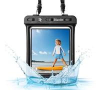 [6.5"x5.9"] Waterproof Phone Pouch for Wide-Screen Foldable Phone - Samsung Galaxy Z Fold/Google Pixel Fold/Huawei Folding, IPX8 Floating Waterproof Phone Case, Must-Have Beach Essentials Black
