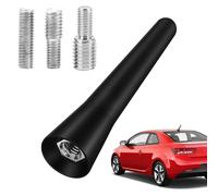 6.5cm Mini Car Antenna,Universal Mini AM/FM/DAB Radio Aerial Replacement with M4/M5/M6 Screws,Strong Reception for Hatchback/SUV/Truck/Van
