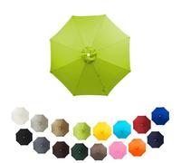 6.5FT 8FT 9FT 10FT Outdoor Umbrella Canopy Replacement -Parasol Fabric Cover for Backyard Garden Pool Lawn - 6/8 Ribs Compatible Weather-Resistant Protection
