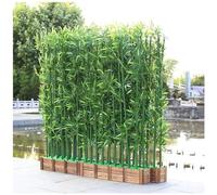 6.5ft Artificial Bamboo Tree in en Pot - Realistic Fake Plant for Home, Office & Cafe - Natural Privacy Divider & Room ion - 1.8m Tall, Ideal Decorative Accent