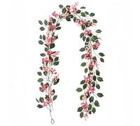 6 5FT Artificial Berry Garland Hanging Vines for Indoor and Outdoor For Christmas Party Decorations and Creative DIY Home Styling (F)