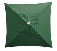 6.5ft Patio Umbrella Outdoor Table Market Yard Umbrella, Patio Umbrella Replacement Canopy Cover with 4 Ribs, Square Picnic Table Aluminum Pole Umbrella for Garden,Pool, Beach(CANOPY ONLY)(#3)