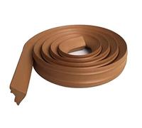 6.5ft Quarter Cove Molding Flexible Molding Trim Self Adhesive | Fast Crown Molding Peel and Stick Ceiling Cornice | Caulk and Trim Strips for Floors Window Door Ceiling | Paintable (Brown (L):50MM/1