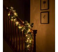 6.5ft Twinkling Tree Olive Vine, Twinkling Tree Fairy Light Olive Vine, Fairy Light Olive Vine Garland with Warm White LED, Living, Wedding, Indoor Outdoor Home Decor (2)