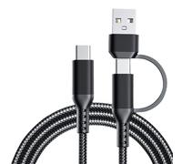 6.5FT USB Cable Cord Compatible with Creators, FIFINE A6, HyperX QuadCast S, SoloCast, Logitech G Yeti GX, TONOR TC30 Mic, Blue Yeti X / Nano, for DJI Mic Mini/Mic 2 / Rode Wireless Pro/Wireless Go 2