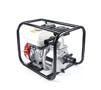 6.5HP Petrol Water Pump 210cc 4 Stroke Petrol Engine Dirty Water Pump 4.8Kw Heavy-Duty 2" Gasoline Water Garden Pump 36000L/h for Pumping Clean, Swimming Pools, Lawn Irrigation