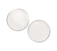 6.5in Drumhead Replacement Polyester Film Drum Head with Good Toughness, Excellent Stability for Jazz Drum, 2PCS White
