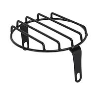6.5in Motorcycle Headlight Grill Cover Guard Universal Strong Durable Protection Stylish Charming Iron Black Cruisers Choppers Cafe Racers