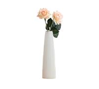 6.5Inch Empty White Ceramic Small Bud Vase Mini Tall Conic Single Stem Flower Vases Floral Holder Bottles Centerpiece for Wedding Home Office