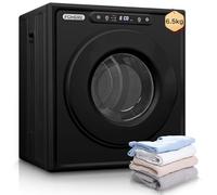 6.5KG Compact Vented Tumble Dryer, Freestanding Front Loading Tumble Dryer, 6 Programs with Child Lock and Timer, 1500W