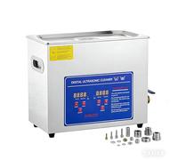 6.5L Commercial Ultrasonic Cleaner Machine, 40kHz Professional Sonic Cleaner with Digital Timer and Heater for Watches, Jewelry, Instruments & Industrial Parts 15L