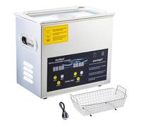 6.5L Digital Ultrasonic Cleaner, Ultrasonic Vinyl Record Cleaning Machine, 0~30 Min Timing, for Objects, Including Jewelry, Glasses Lab Tool