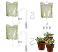 6.5L Drip Irrigation Bags with Three Pipes, 3Pcs Plant Watering Devices
