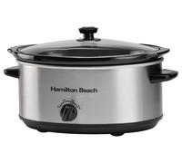 6.5L SLOW COOKER SILVER; HBSC070S (HAMILTON BEACH) Qty X 1