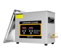 6.5L Ultrasonic Cleaner, 100W Stainless Steel Heated Cleaning Machine,Digital Ultrasonic Cleaning Machine,with Heater and Timer, rofessional Ultra Sonic Jewelry Cleaner for Glasses, Rings, Small Parts