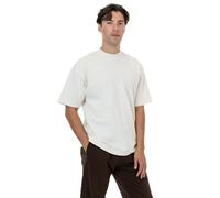6.5oz Garment Dye Crew Neck T-Shirt, Durable USA Cotton, Creme, XL