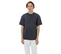 6.5oz Garment Dye Crew Neck T-Shirt, Durable USA Cotton, Dolphin Blue, M