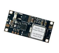 6.5V-60V to 6V / 7.4V / 8.4V / 12V Stepping Down Adapter Module Stepping Down Module Adapter Low Profile Power Supply Overcurrent Overvoltage Protective