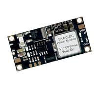 6.5V-60V to 6V / 7.4V / 8.4V / 12V Stepping Down Adapter Module Stepping Down Module Adapter Low Profile Power Supply Overcurrent Overvoltage Protective