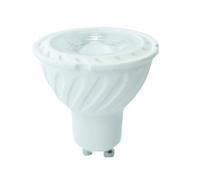 6.5W Gu10 Ripple Plastic Spotlight With Samsung Chip 3000K 110 Beam Angle Dimmable