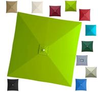 6.5x6.5ft 8x8ft Patio Umbrella Replacement Canopy Square Outdoor Table Umbrella Replacement Top Cover, Fits Parasol Cloth For 4/8 Ribs Backyard Umbrellas(Army green,2.5x2.5m/8ftx8ft)