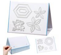 6.5x8.3inch Magnetic Die Storage Stand - Full Double-Sided Magnetic Surface-Foldable- Upright and Stand -for Handmade Die Cut Storage & Organization
