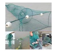 6.6-32.8' Shrimp Nets for Shrimping Fish Trap Portable Crawfish Trap, Cast Net Automatically Trap with Float for Lobster Crab(H1m W10m L 3.5m)